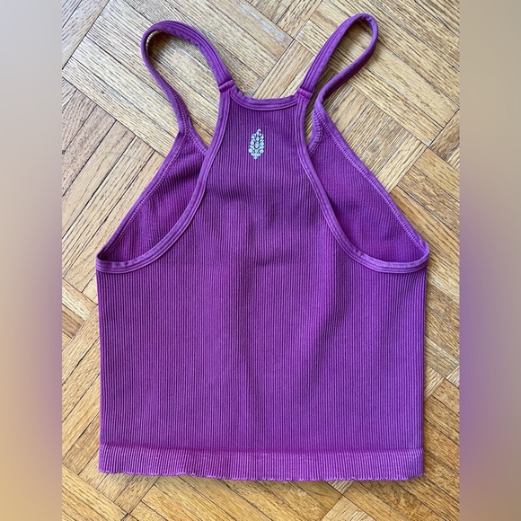 NWOT Free People Happiness Runs Long Crop Top in Hot Pink Size XL - Picture 12 of 12